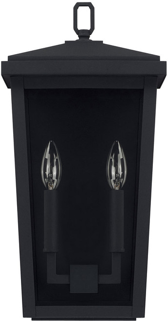 Capital Lighting 926222BK Donnelly Black Exterior Lighting Sconce