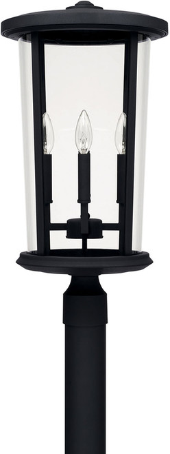 Capital Lighting 926743BK Howell Black Exterior Post Light