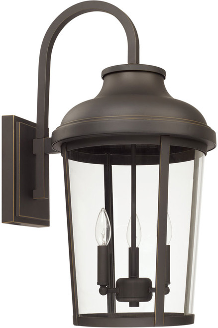 Capital Lighting 927032OZ Dunbar Oiled Bronze Outdoor Wall Lamp