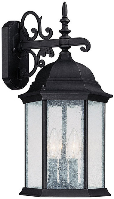 Capital Lighting 9834BK Main Street Traditional Black Exterior Wall Sconce Lighting