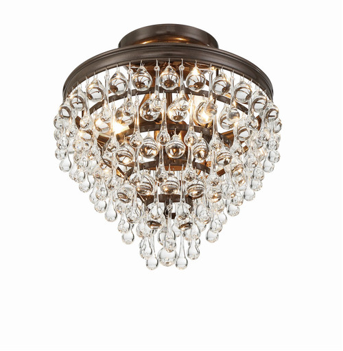 Crystorama 130-VZ_CEILING Calypso Modern Vibrant Bronze Overhead Lighting