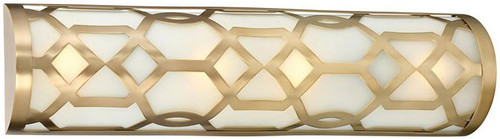 Crystorama 2264-AG-LED Jennings Contemporary Aged Brass LED Bathroom Lighting