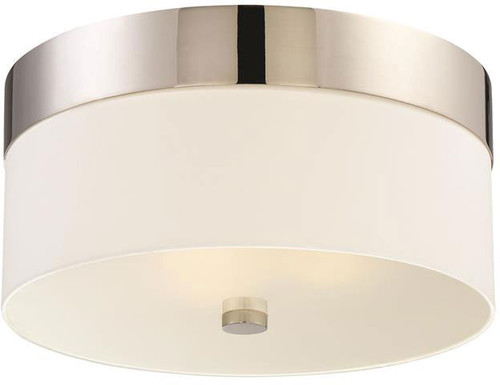 Crystorama 293-PN Grayson Contemporary Polished Nickel Ceiling Lighting