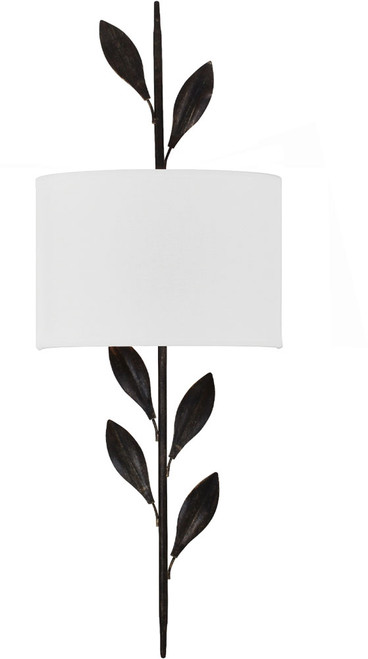 Crystorama 501-EB Broche English Bronze Wall Mounted Lamp