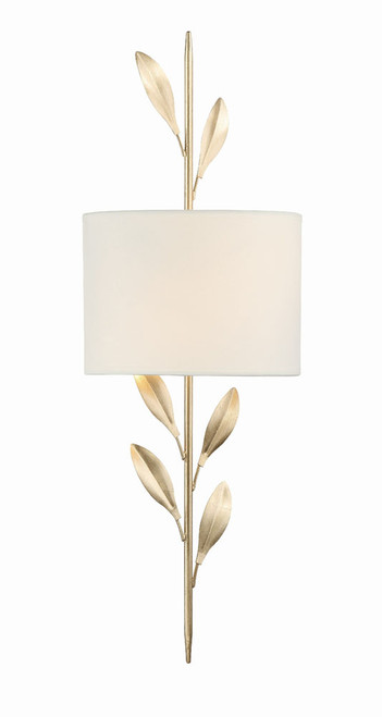 Crystorama 501-GA Broche Modern Antique Gold Wall Lighting