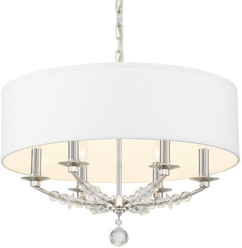 Crystorama 8016-PN Mirage Polished Nickel Chandelier Light