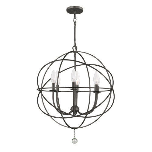 Crystorama 9226-EB Solaris Modern English Bronze 22.5" Pendant Lamp