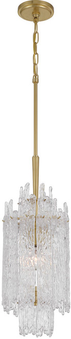 Crystorama ACK-921-AG Ackerly Modern Aged Brass Mini Hanging Light