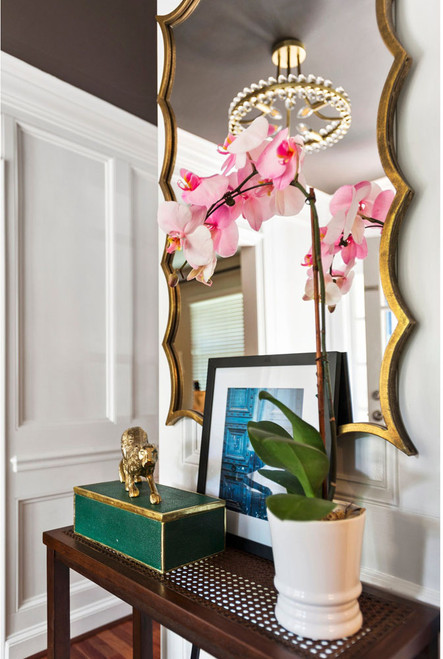 Crystorama CLO-8894-AG Clover Aged Brass Flush Mount Lighting Fixture