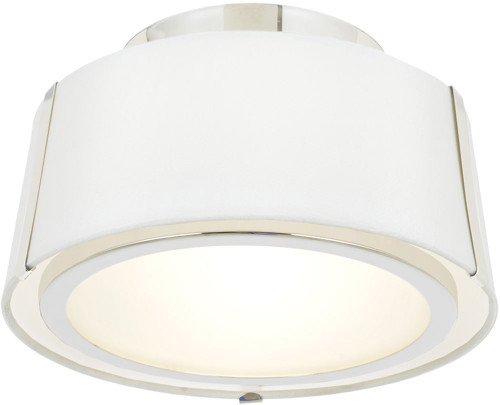 Crystorama FUL-903-PN Fulton Contemporary Polished Nickel 12" Ceiling Lighting