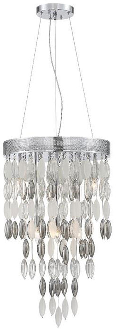 Crystorama HUD-A2216-CH Hudson Polished Chrome Mini Hanging Chandelier