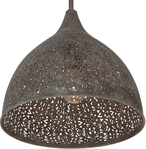 Crystorama JAS-A5010-FB Jasmine Modern Forged Bronze Hanging Light Fixture