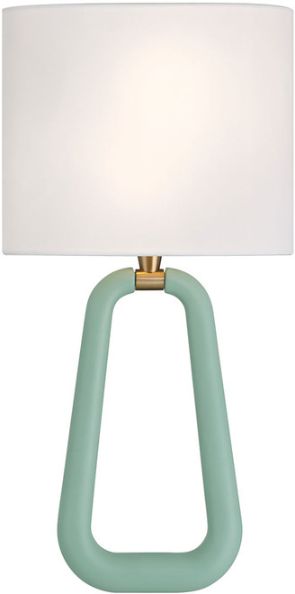 Crystorama JOR-7352-AG-GR Jori Contemporary Aged Brass / Green Light Sconce