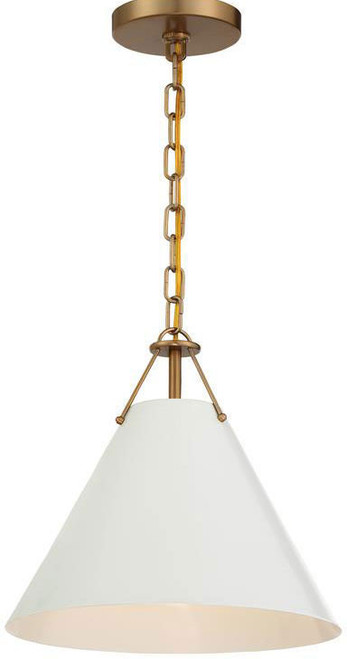 Crystorama XAV-B8301-VG Xavier Contemporary Vibrant Gold Mini Drop Ceiling Lighting
