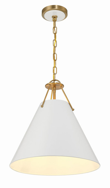 Crystorama XAV-B8305-VG Xavier Vibrant Gold Pendant Lighting