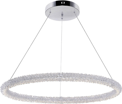 CWI 1042P32-601-R Arielle Chrome LED Pendant Lighting Fixture
