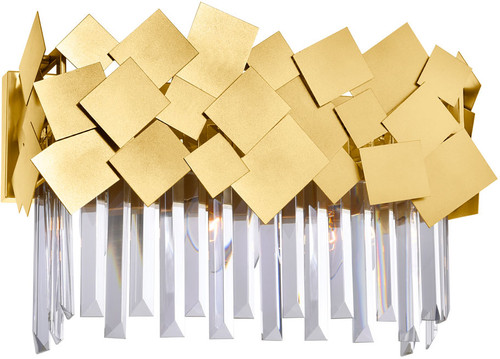 CWI 1100W18-3-169 Panache Medallion Gold Bath Light Fixture