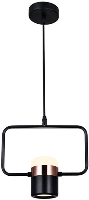 CWI Lighting 1147P10-1-101 Moxie Modern Black LED 3" Mini Ceiling Light Pendant