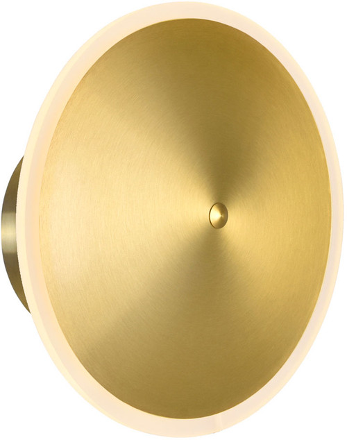 CWI 1204W12-1-625 Ovni Contemporary Brass LED Wall Lighting