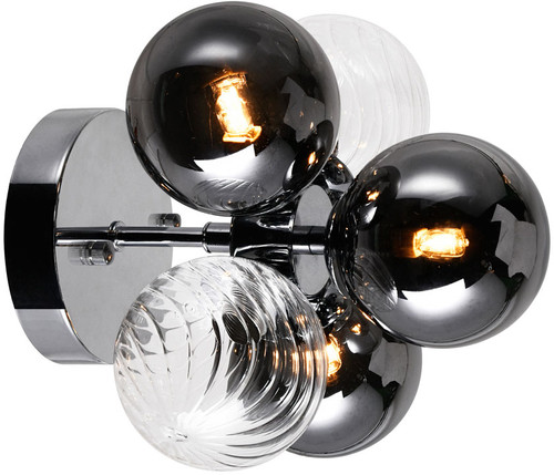 CWI 1205W9-3-601 Pallocino Modern Chrome LED Sconce Lighting