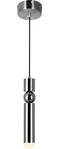 CWI Lighting 1225P5-1-613 Chime Contemporary Polished Nickel LED Mini Pendant Light