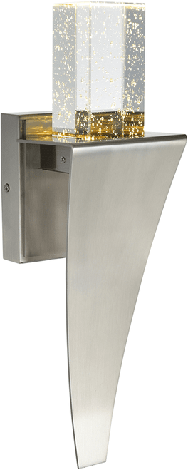 CWI Lighting 1502W5-1-606 Catania Modern Satin Nickel LED Wall Sconce Light