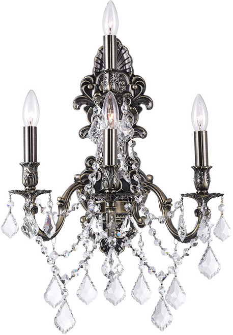 CWI 2039W18AB-4 Brass Antique Brass Wall Sconce