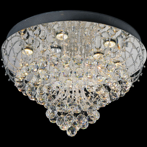 CWI 5050C16C Fountain Chrome Halogen 16" Overhead Lighting