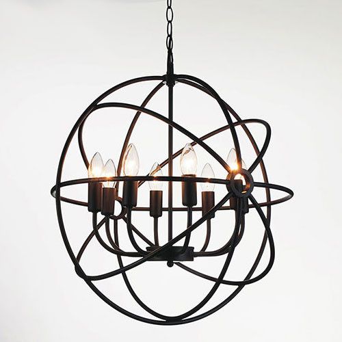 CWI 5464P22DB-8 Arza Modern Brown 22" Pendant Hanging Light