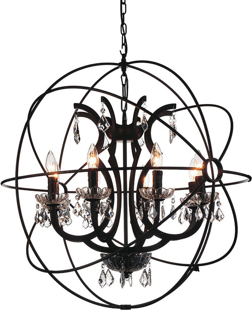 CWI 5465P28DB-8 Campechia Brown 28" Ceiling Pendant Light