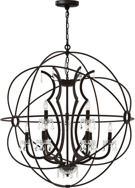 CWI 5465P36DB-9 Campechia Brown 36" Drop Ceiling Light Fixture