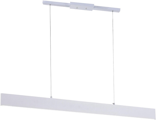 CWI 7145P47-1-266-RC Krista Contemporary Satin White LED 47" Kitchen Island Light
