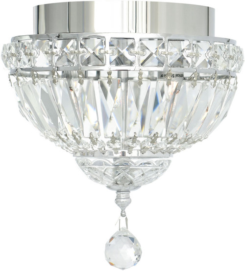 CWI 8003C8C Stefania Chrome Halogen 8" Overhead Lighting