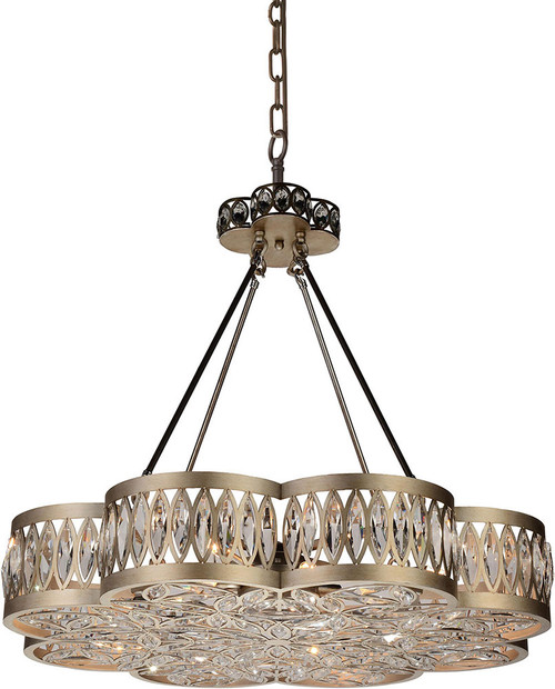 CWI 9906P31-8-208 Nova Champagne Halogen 31" Hanging Pendant Light