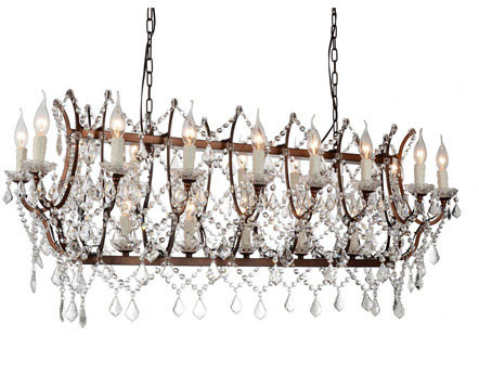 CWI Lighting 9910P58-24-199 Phraya Contemporary Light Brown 58" Kitchen Island Light Fixture