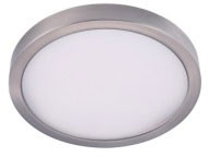 Cyber Tech C2211RD-DISK/NS Modern Nickel LED Exterior Overhead Lighting
