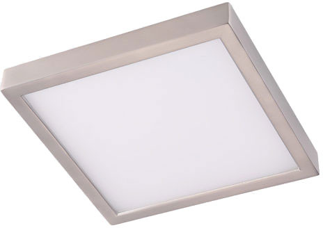 Cyber Tech C147SQ-DISK/NS Contemporary Nickel LED Outdoor Ceiling Light Fixture