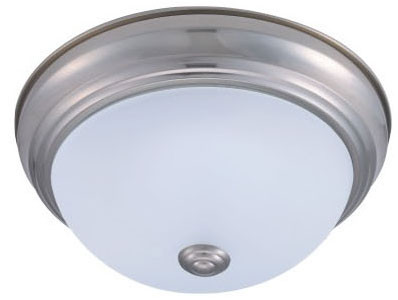 Cyber Tech C15122-NS-LED Stepdown Nickel Satin LED 11" Opal Lens Ceiling Light