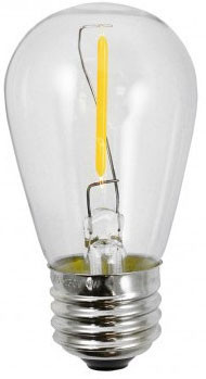 Cyber Tech LB10S14-WW-2PK 1W 3000K S14 LED Bulb (pack of 2)