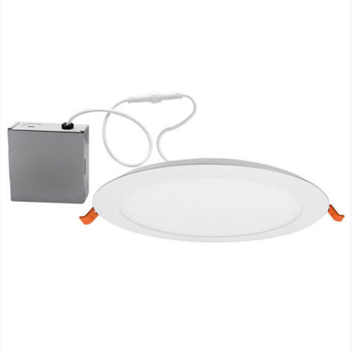 Cyber Tech LC24RT8-NCBX/CCT Modern LED Recessed Light 3CCT 8" 24W New Construction J-Box Slim Recess Disk