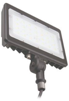 Cyber Tech LF50BZ/WW Modern Line Voltage Bronze LED Exterior Flood Lamp