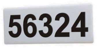 Cyber Tech LW2ADS-LED Modern LED Outdoor Address Light Fixture