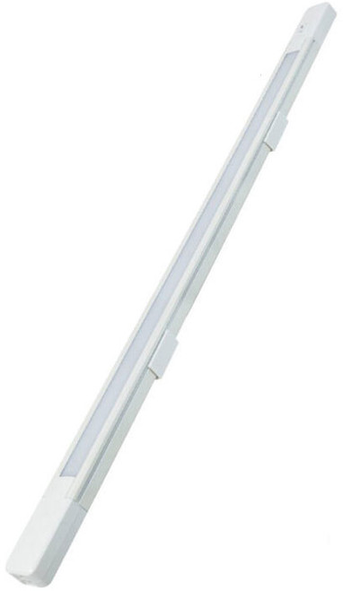Cyber Tech UL24ST2/WW Modern LED 24" 8W Linkable Task Strip Light Cord & Switch Under Cabinet Lighting