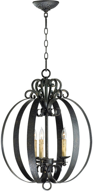 Cyan 04158 Julian Hammered Bronze Pendant Lamp