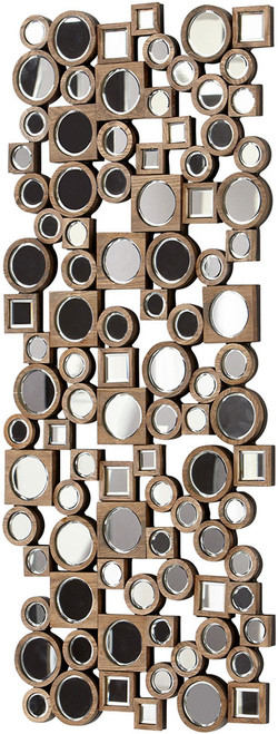 Cyan 05704 Aldo Modern Walnut Wall Mirror