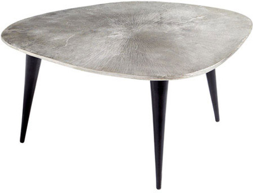 Cyan Design 09714 Triata Contemporary Raw Nickel and Bronze Table