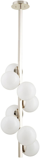 Cyan 09676 Atom Modern Polished Nickel Halogen Drop Lighting