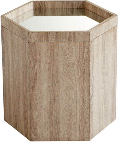 Cyan Design 09887 Honeycomb Modern Oak Veneer Table