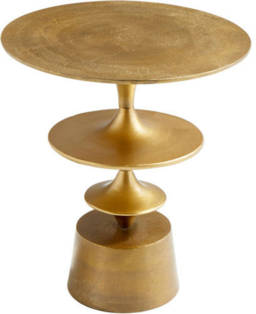 Cyan Design 10093 Eros Modern Aged Brass Table