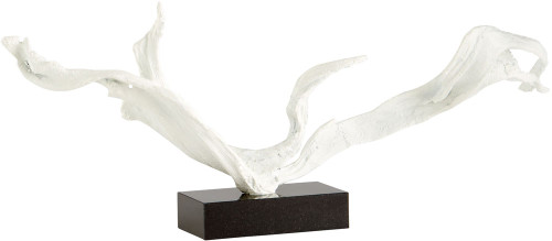 Cyan Design 11440 Lorelei Modern White Iron and Granite Sculpture